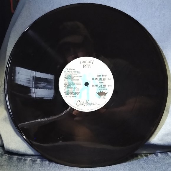 Club Nouveau Timex Social Club Lean On Me Remix '87 12in megasingle Vinyl Record - Picture 3 of 4